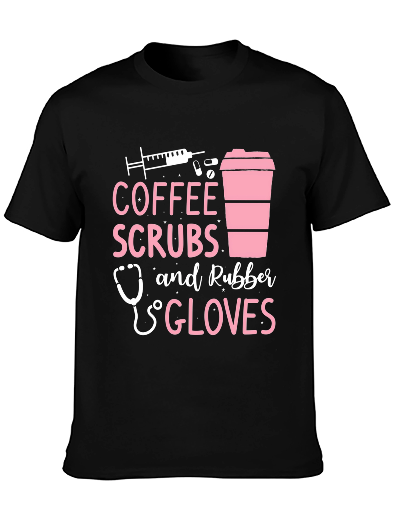 Coffee Scrubs & Rubber Gloves Graphic Tee