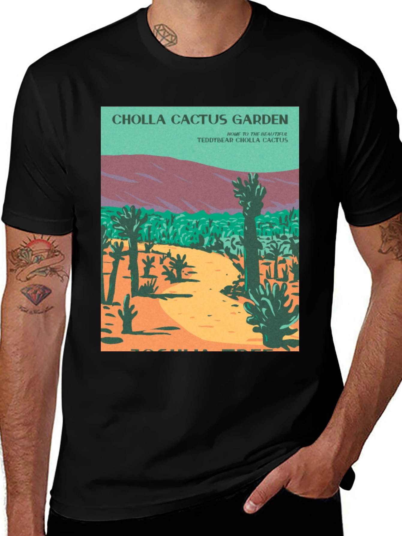 Cholla Cactus Garden Graphic Tee