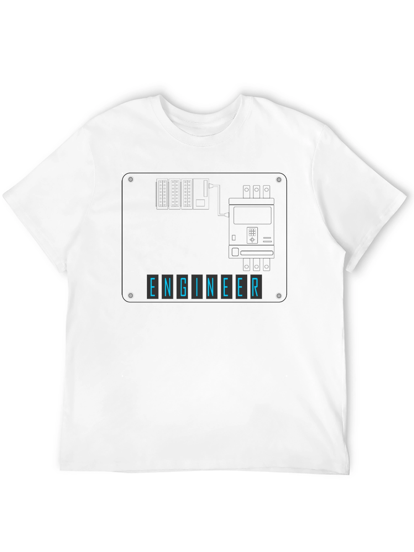 Engineer Schematic Graphic T-Shirt