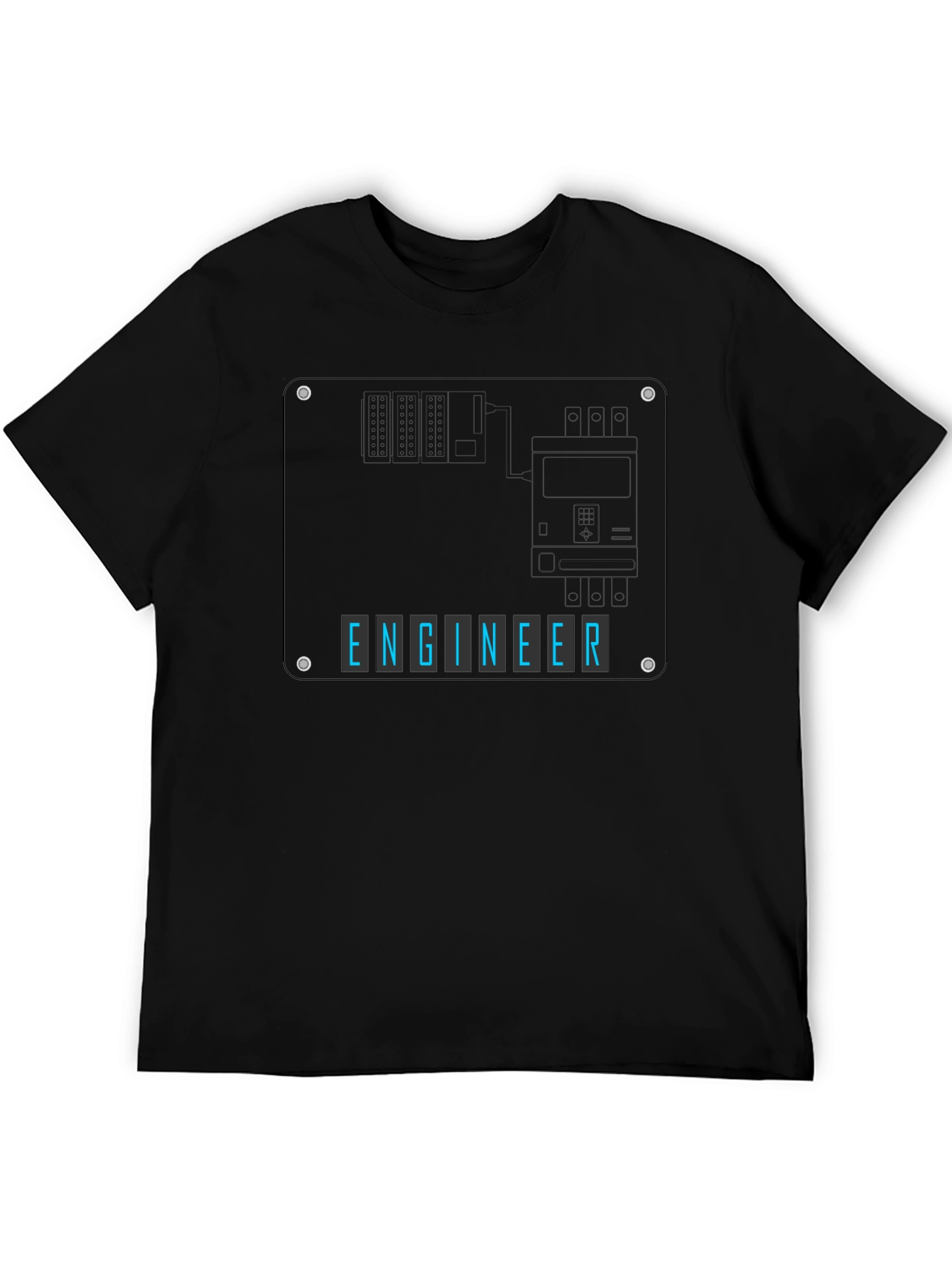 Engineer Schematic Graphic T-Shirt