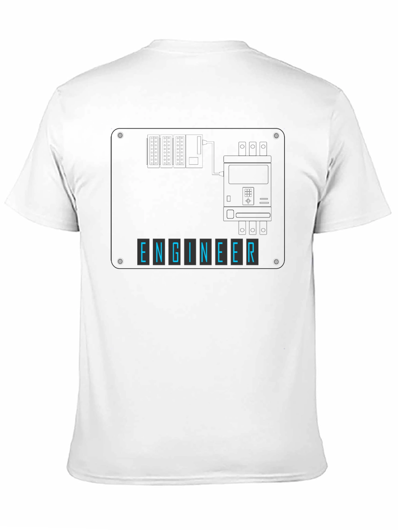 Engineer Schematic Graphic T-Shirt