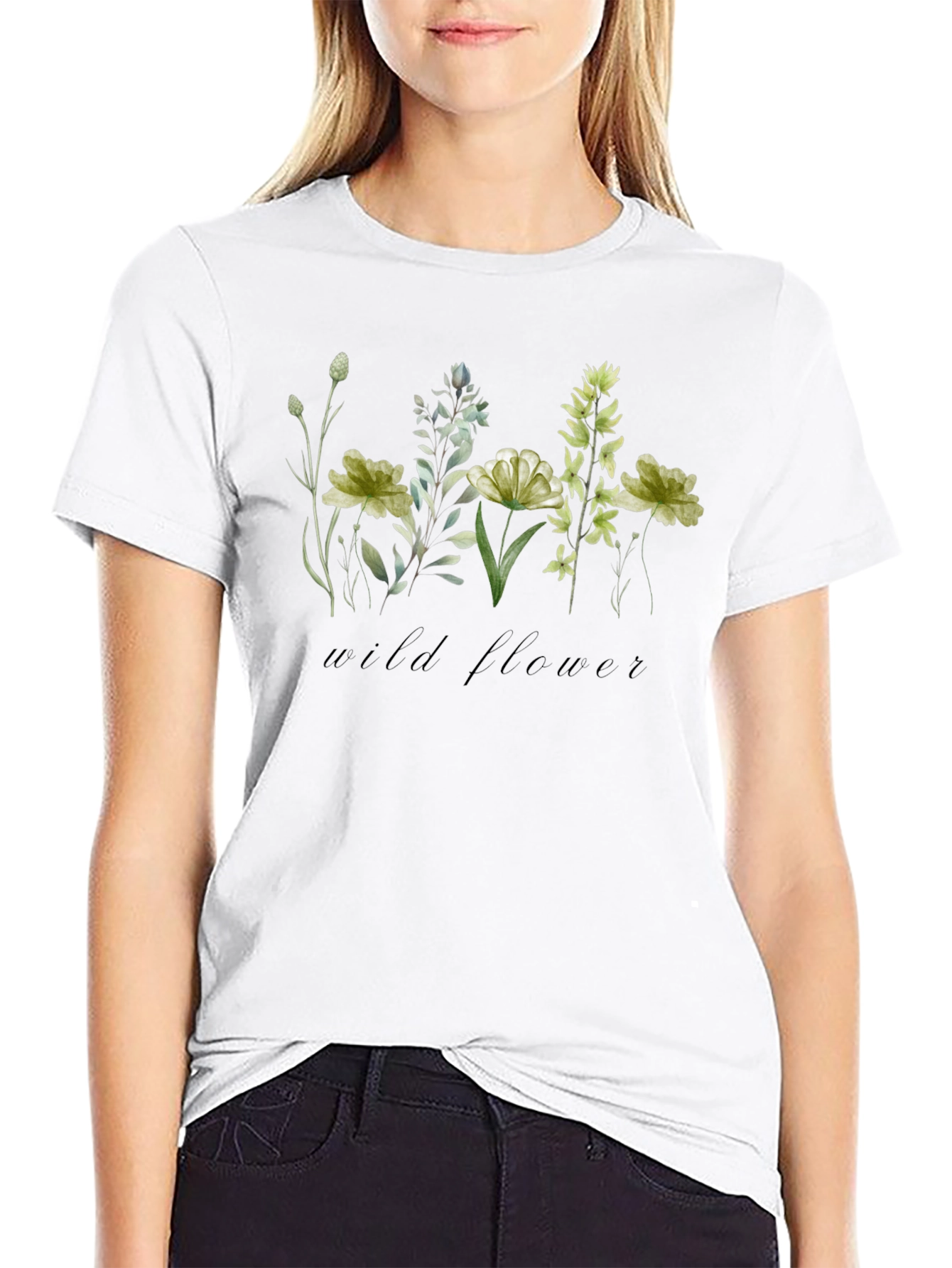 Wildflower Graphic Print T-Shirt