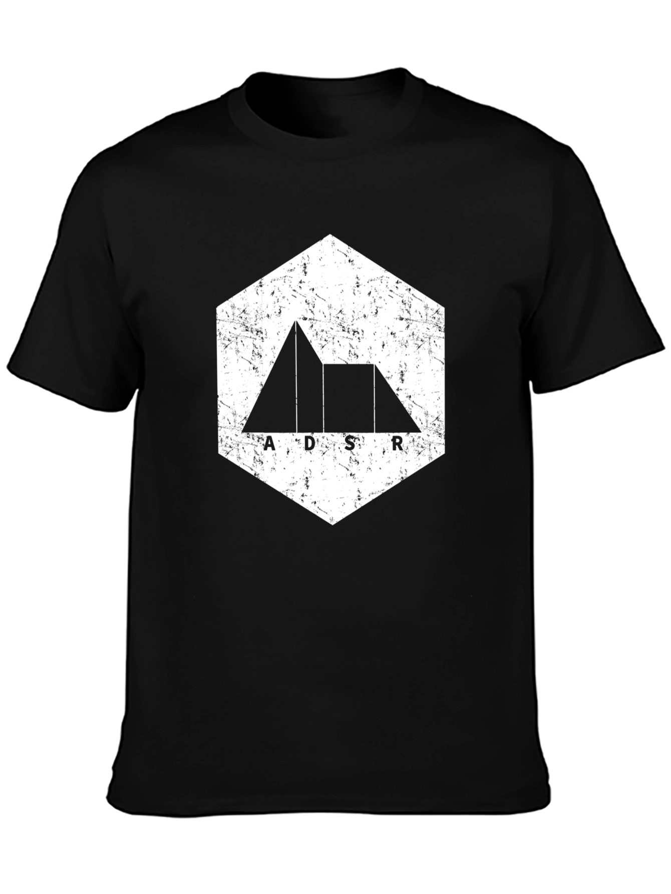 ADSR Hexagon Graphic Tee - Black Unisex T-Shirt