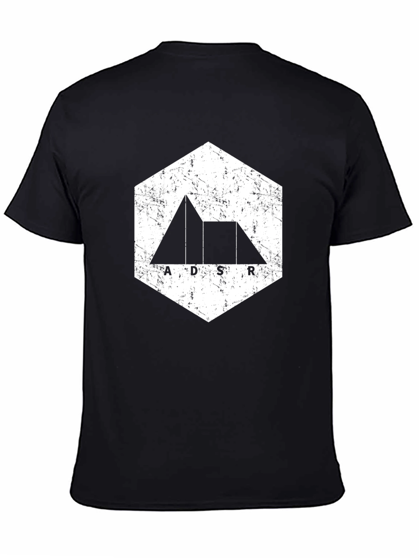 ADSR Hexagon Graphic Tee - Black Unisex T-Shirt
