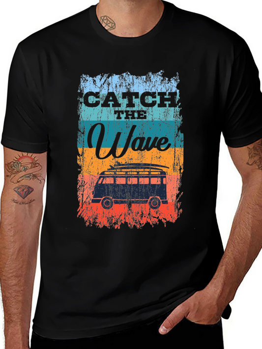 Catch The Wave Retro Van Graphic Tee