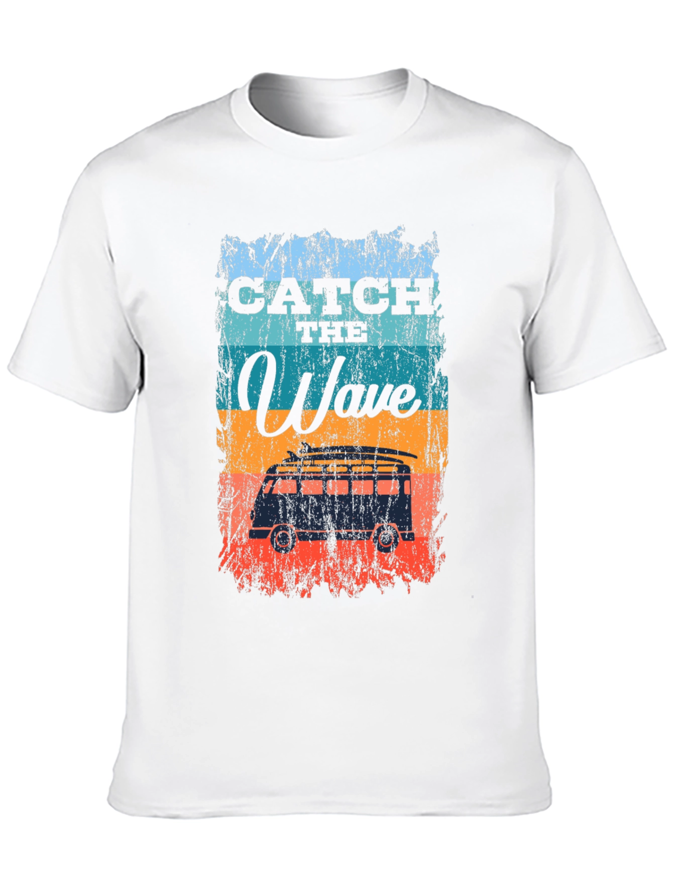 Catch The Wave Retro Van Graphic Tee