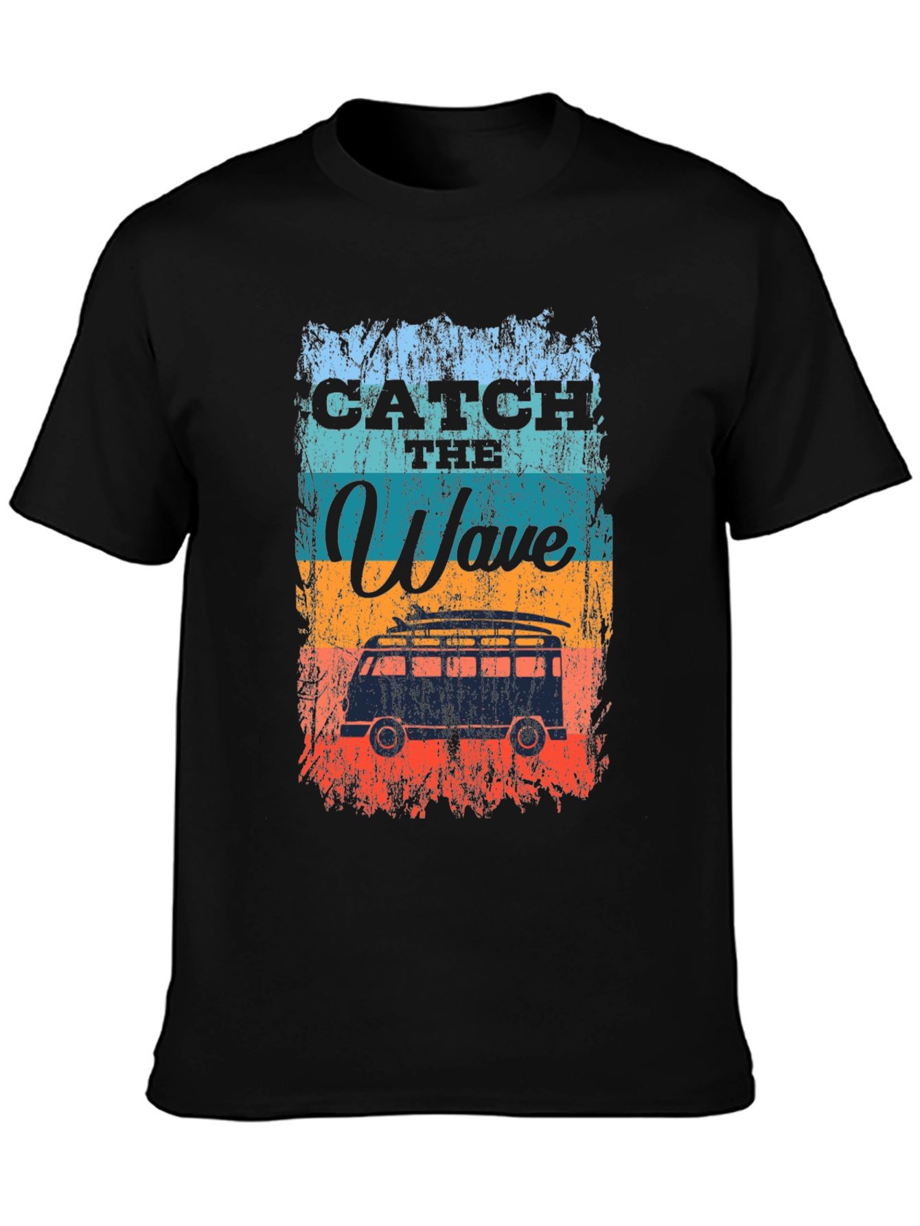 Catch The Wave Retro Van Graphic Tee