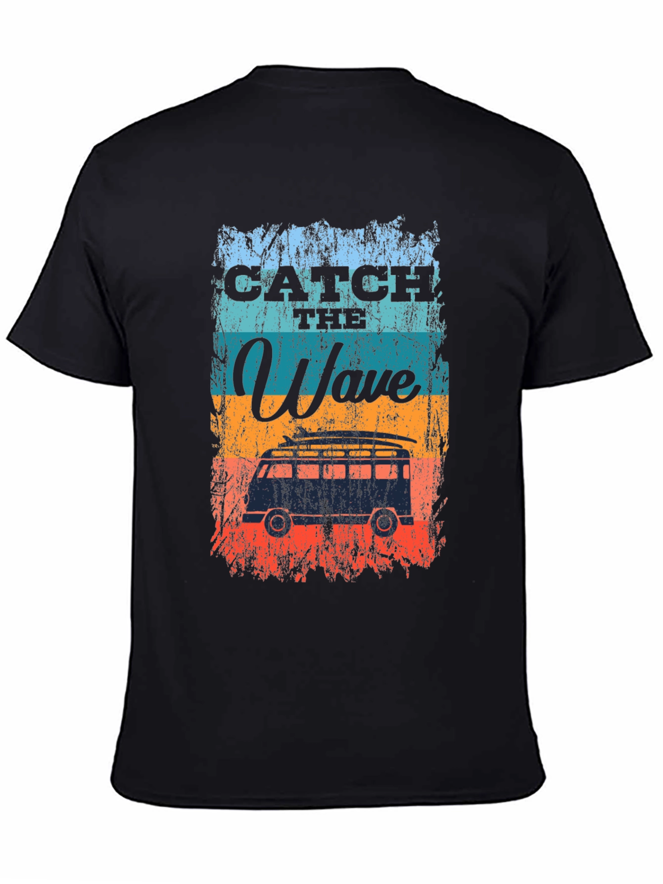 Catch The Wave Retro Van Graphic Tee