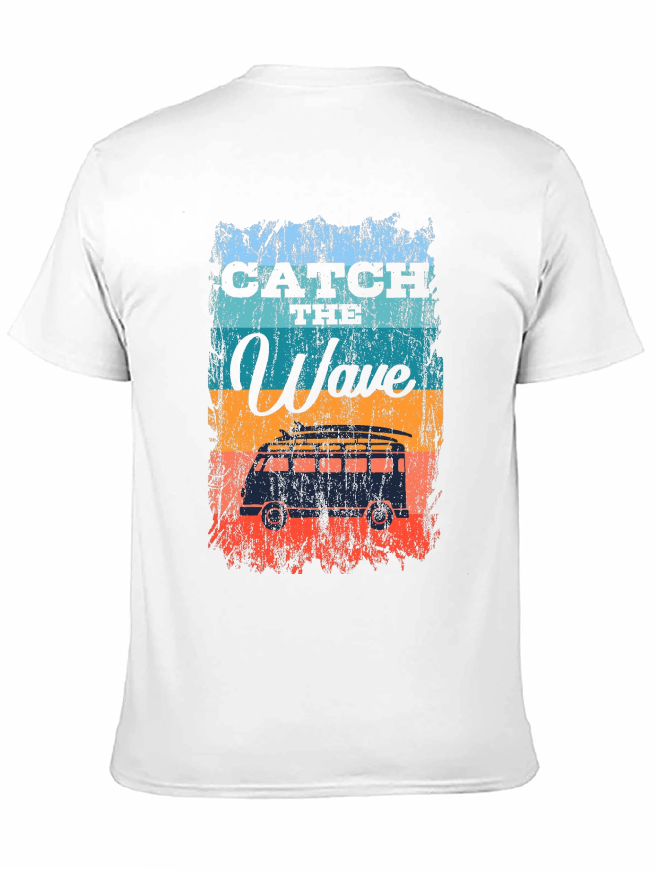 Catch The Wave Retro Van Graphic Tee