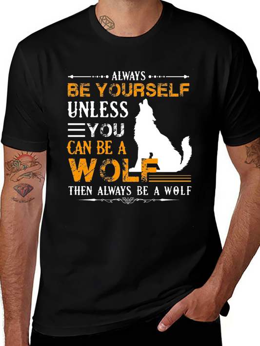 Always Be Yourself Wolf Graphic Tee