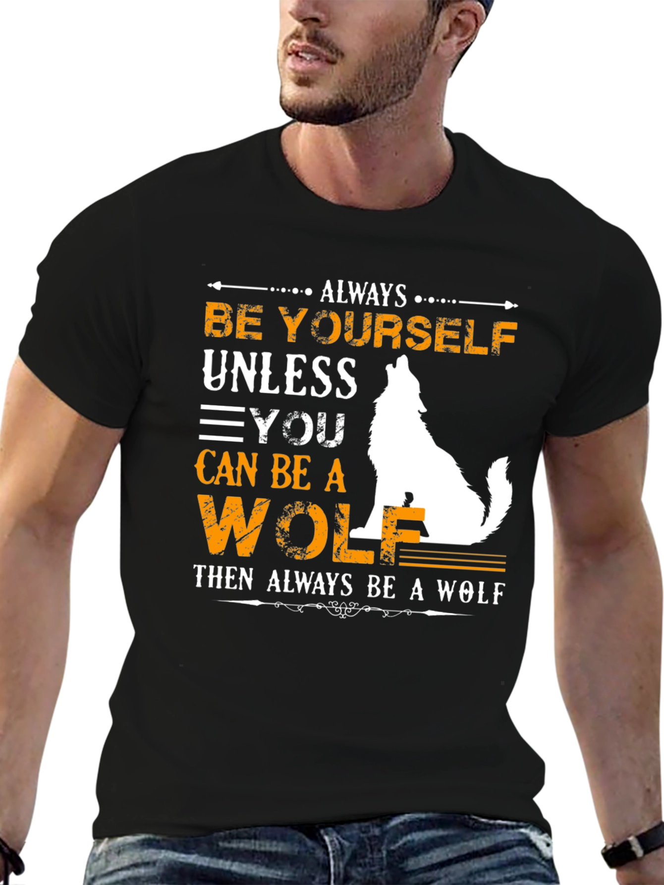 Always Be Yourself Wolf Graphic Tee
