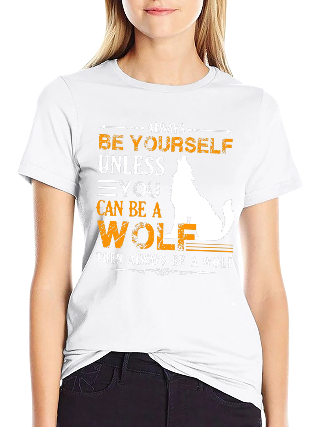 Always Be Yourself Wolf Graphic Tee