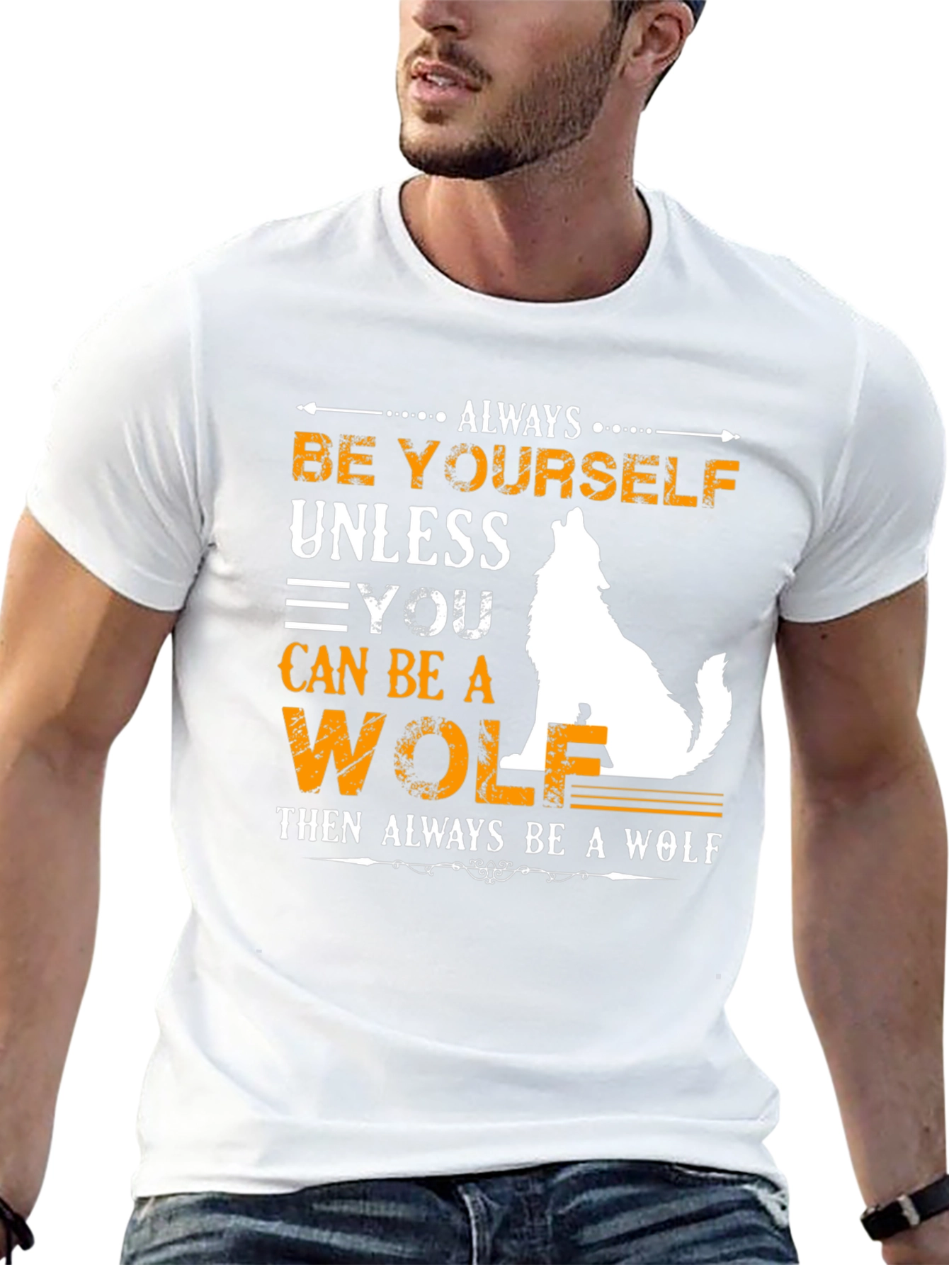 Always Be Yourself Wolf Graphic Tee