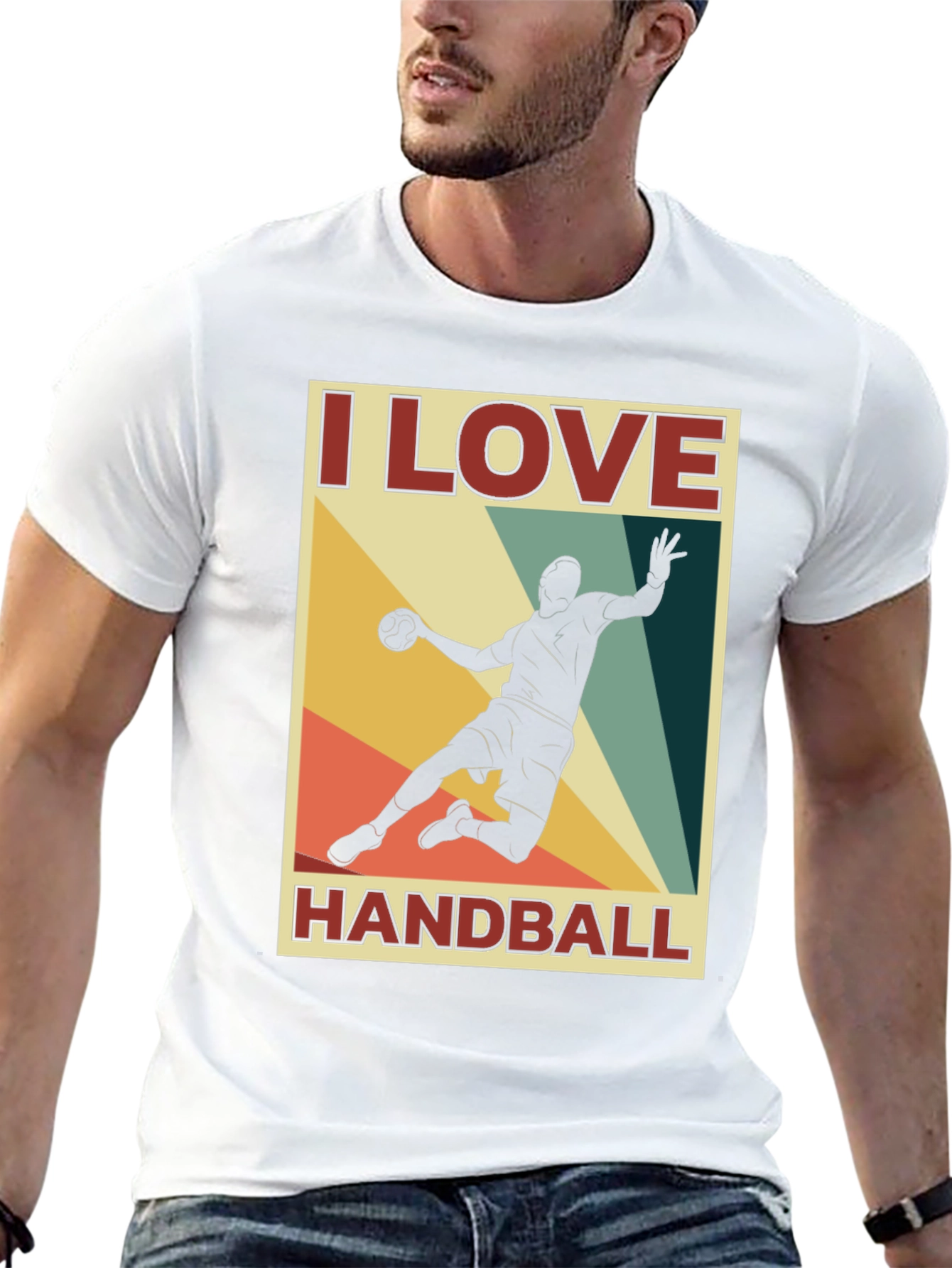I Love Handball Graphic T-Shirt