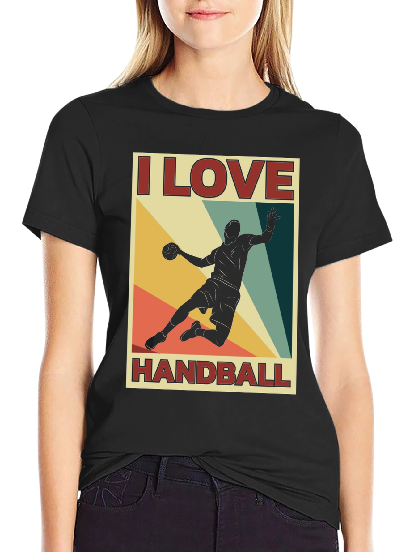 I Love Handball Graphic T-Shirt