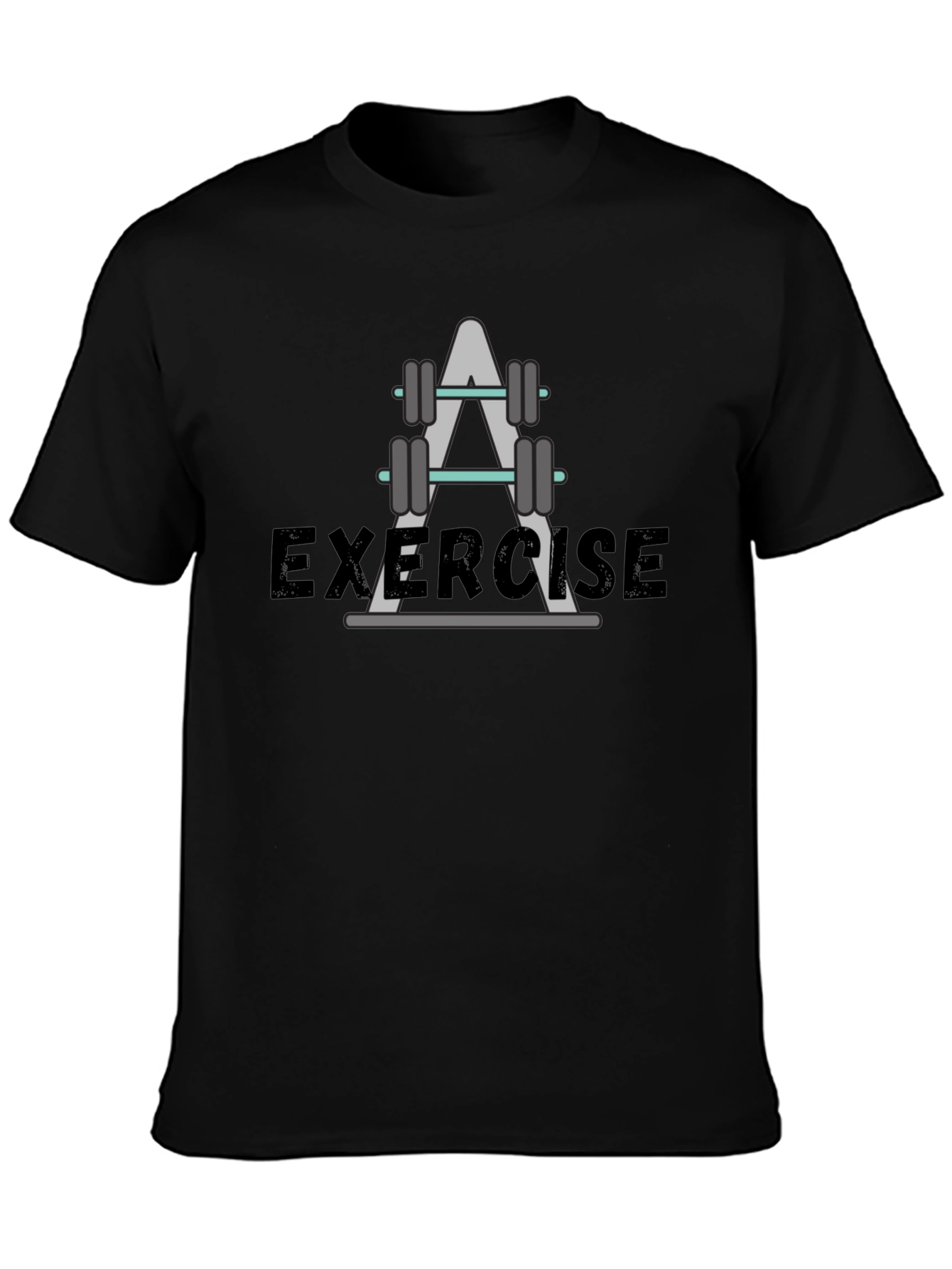 Exercise Graphic T-Shirt - Fitness Apparel