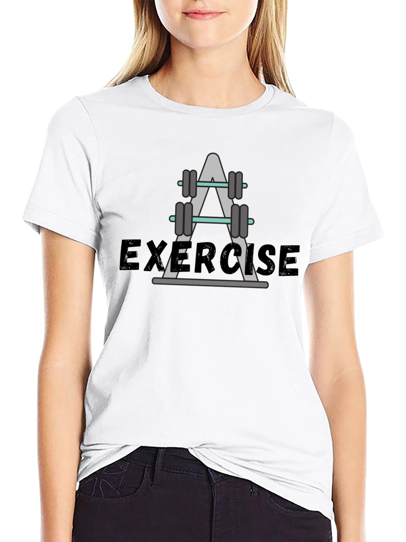 Exercise Graphic T-Shirt - Fitness Apparel