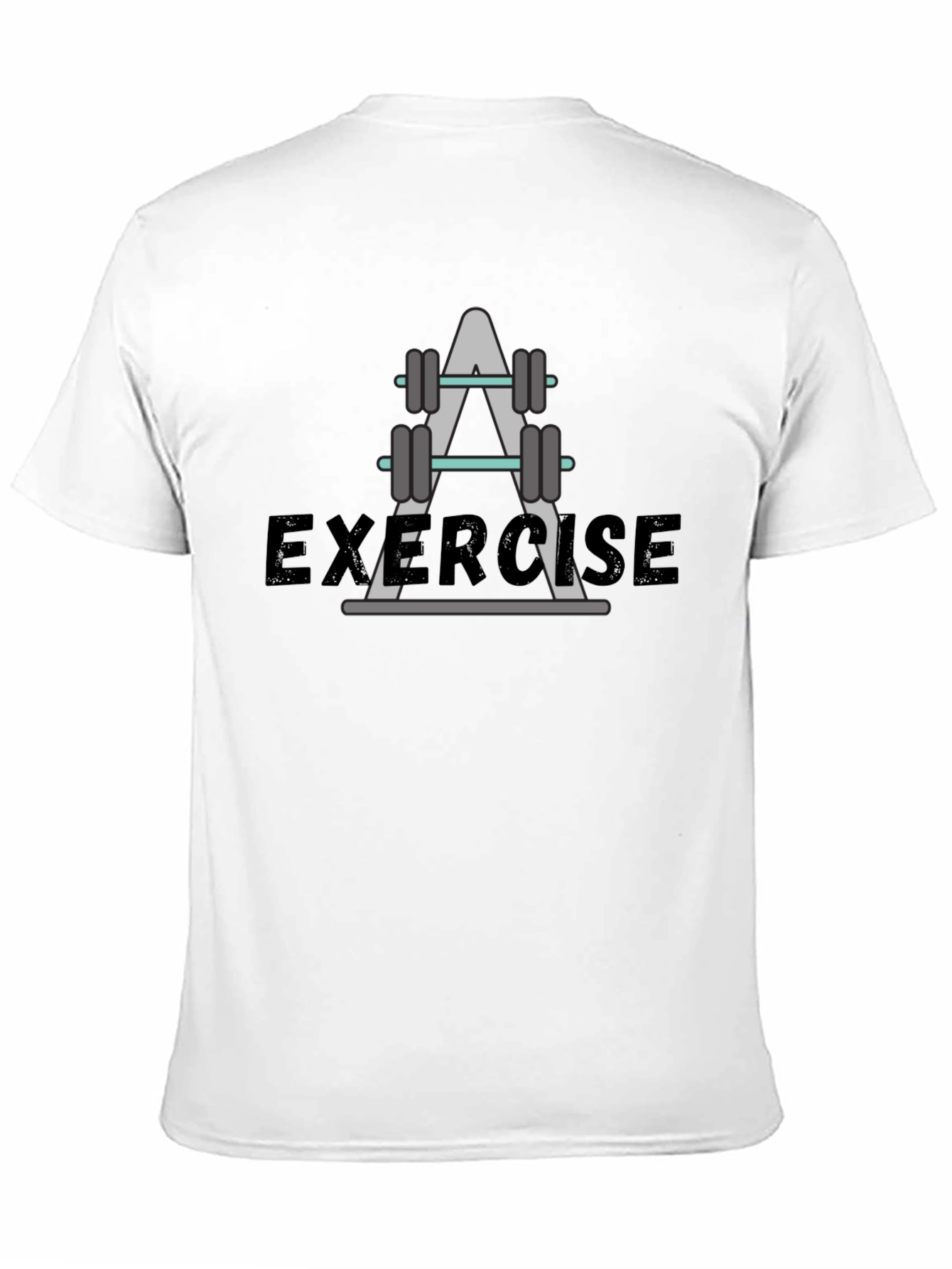 Exercise Graphic T-Shirt - Fitness Apparel
