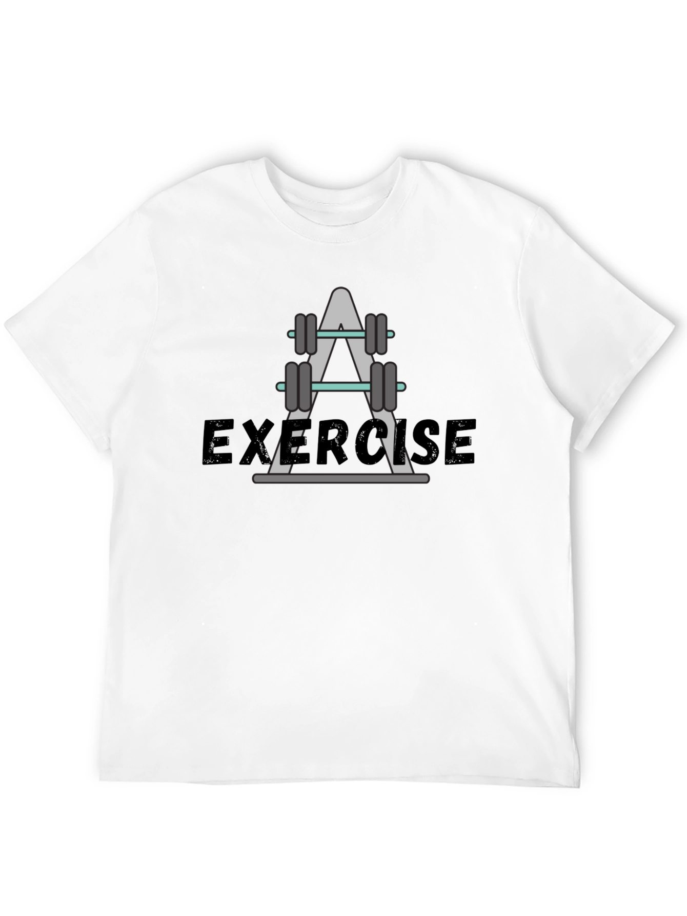 Exercise Graphic T-Shirt - Fitness Apparel