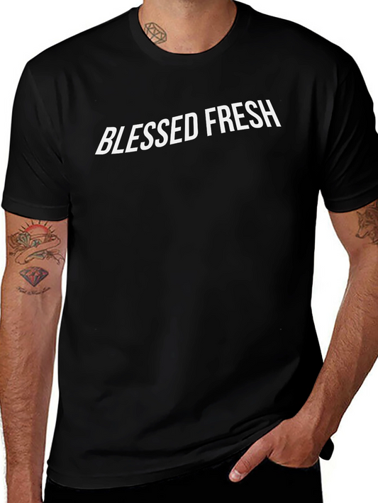 Blessed Fresh Black Graphic Tee
