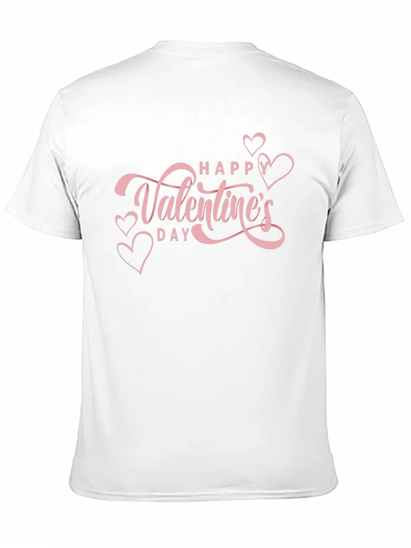 Valentines Day Graphic Tee - Pink Heart Design