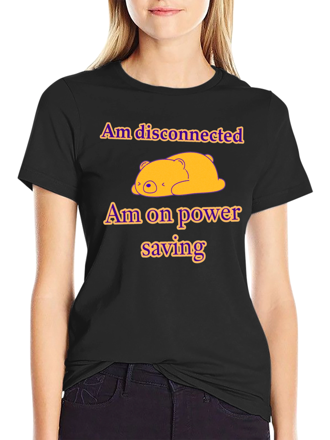 Am Disconnected Power Saving Mode T-Shirt