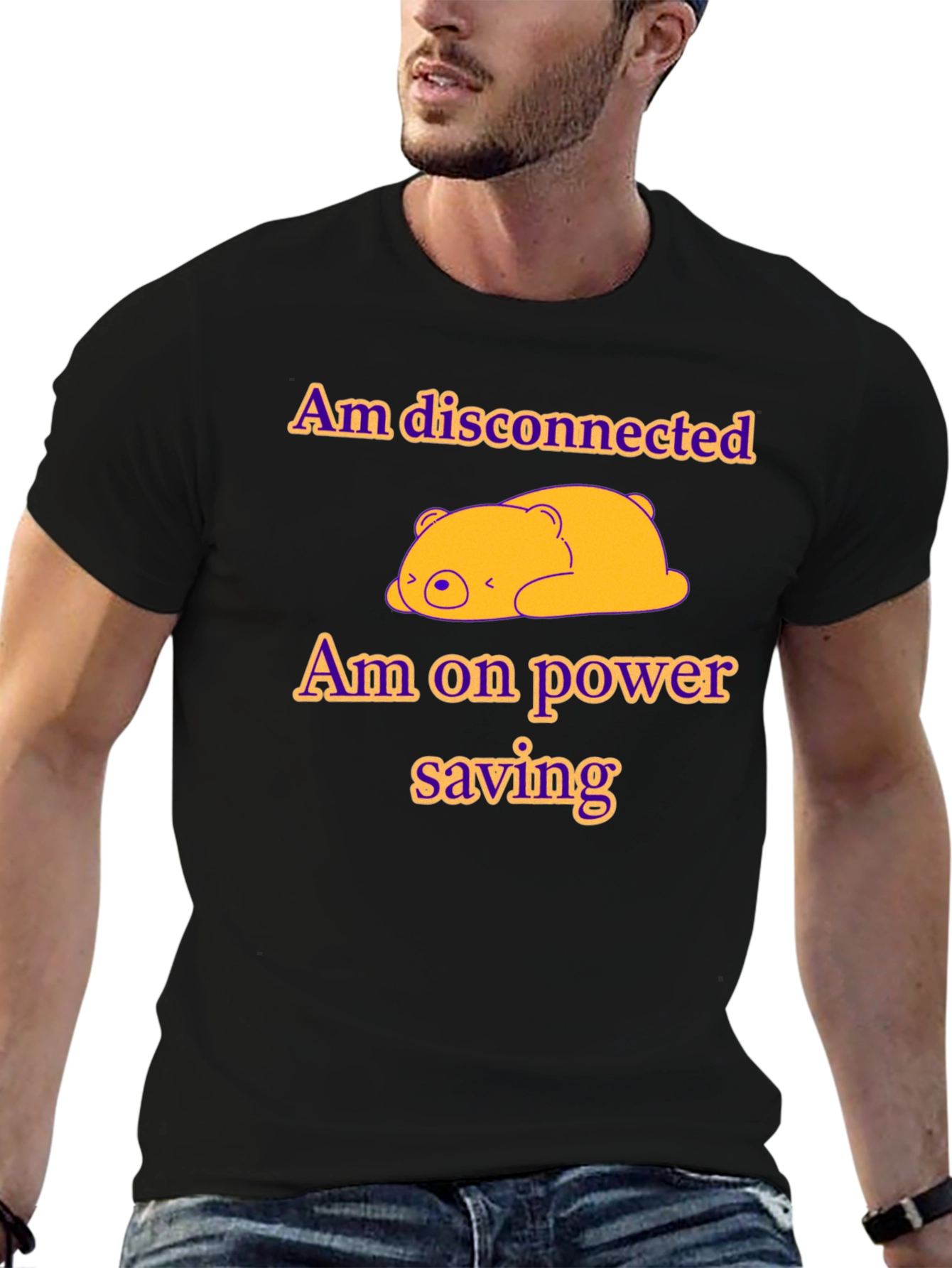 Am Disconnected Power Saving Mode T-Shirt