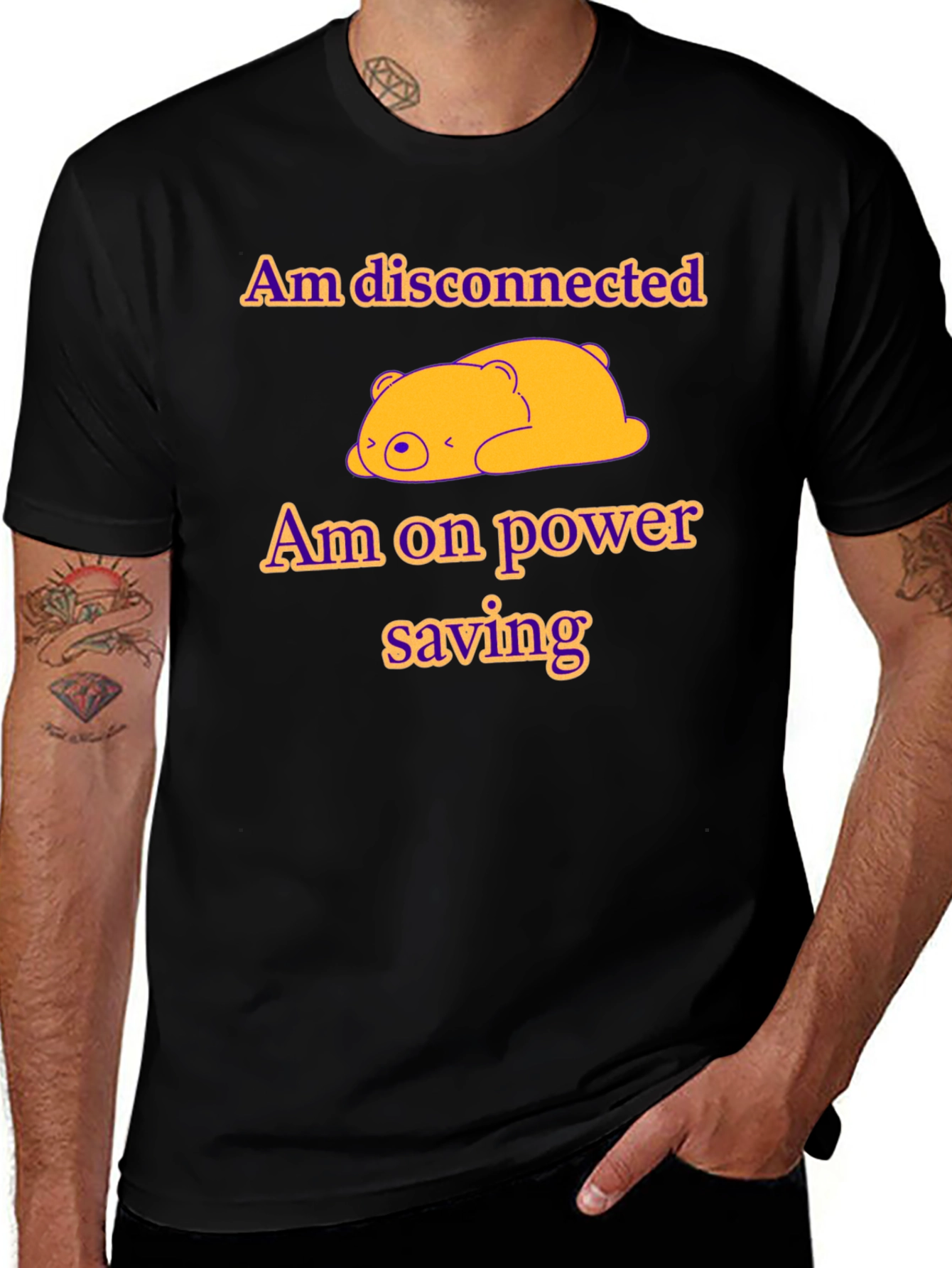 Am Disconnected Power Saving Mode T-Shirt