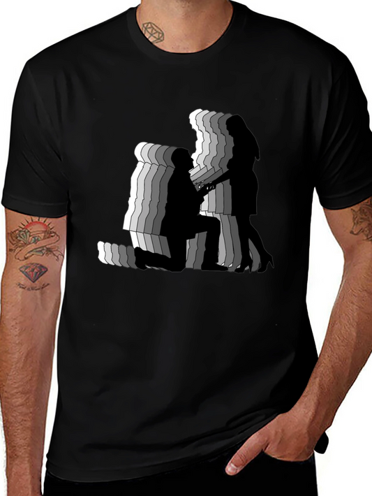 Proposal Silhouette Graphic Tee - Black