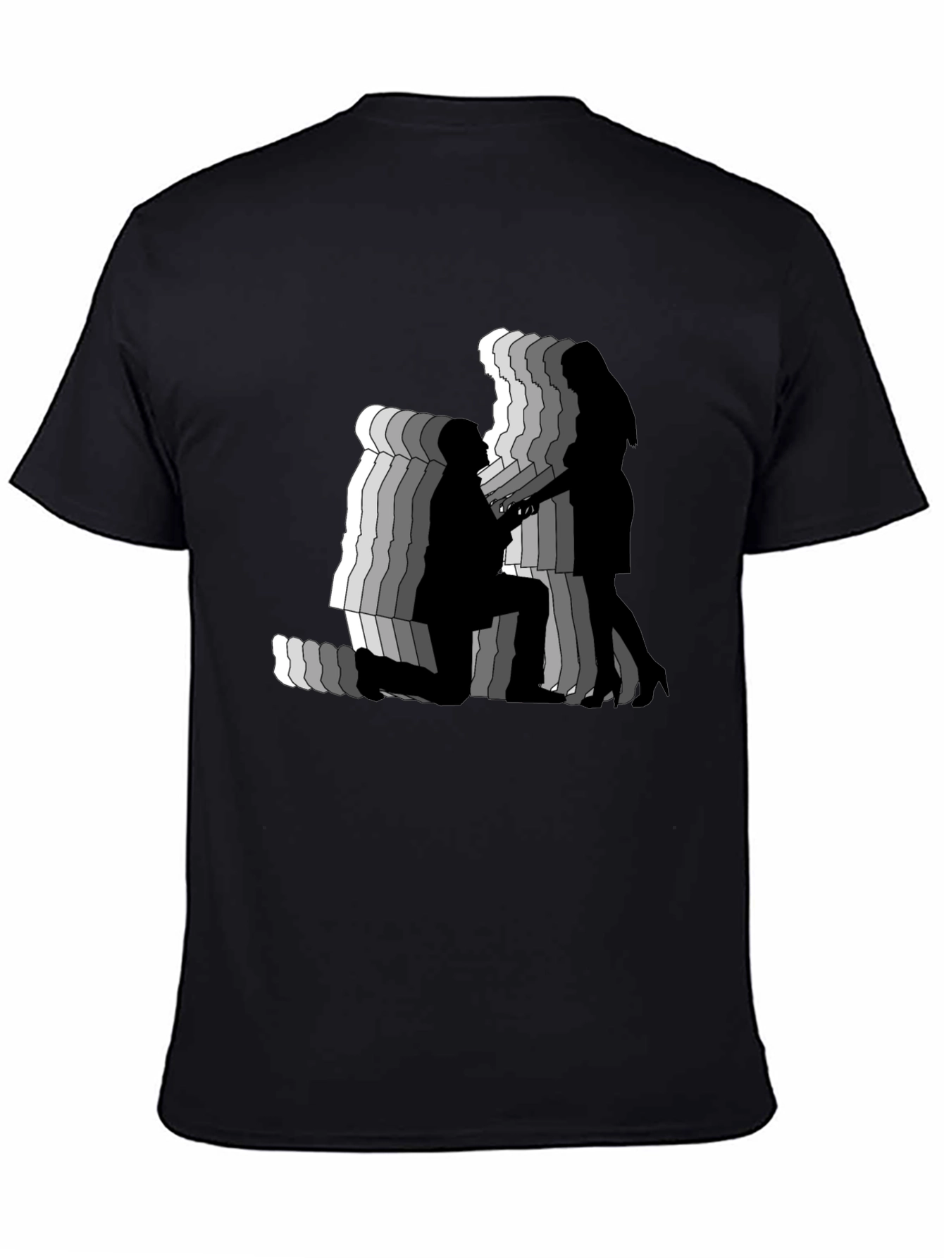 Proposal Silhouette Graphic Tee - Black