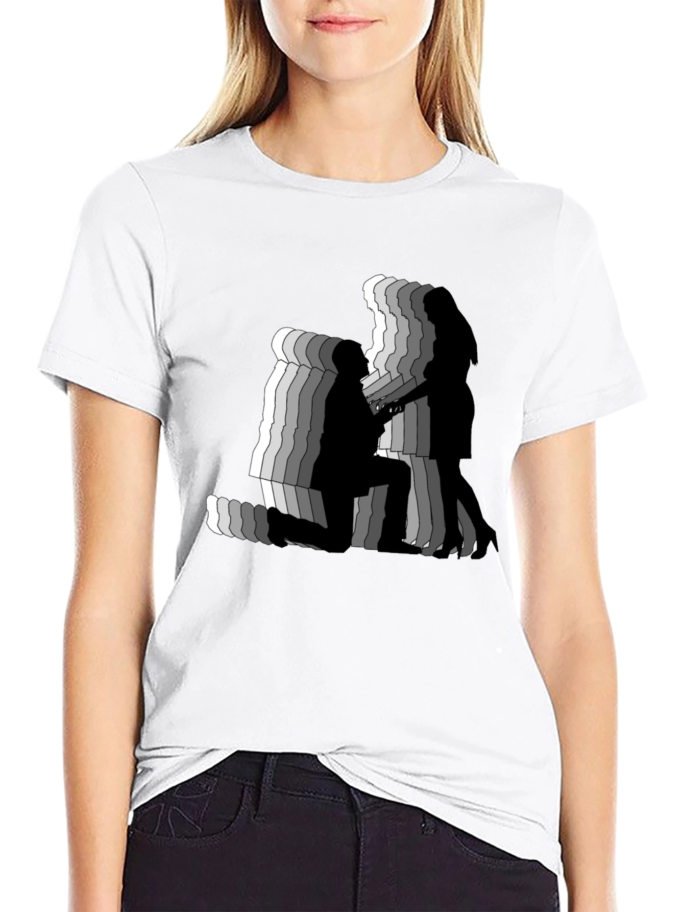 Proposal Silhouette Graphic Tee - Black