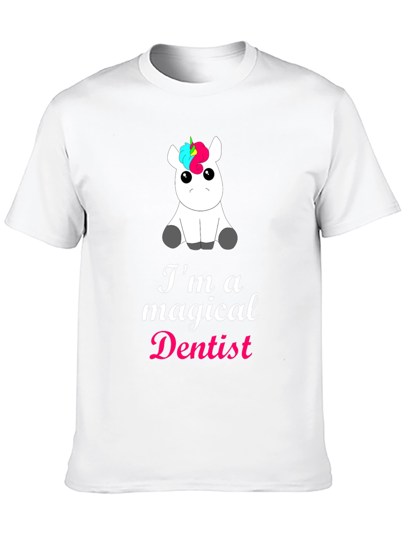 Magical Dentist Unicorn T-Shirt - Black