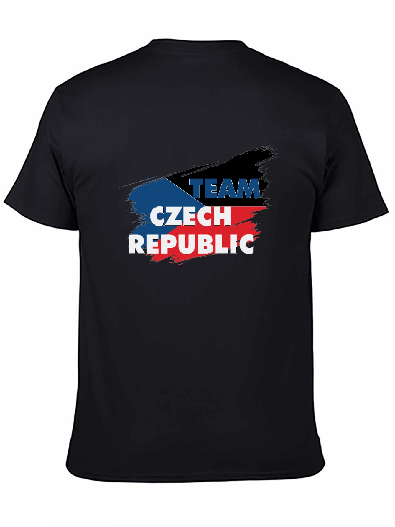 Team Czech Republic Brush Stroke T-Shirt