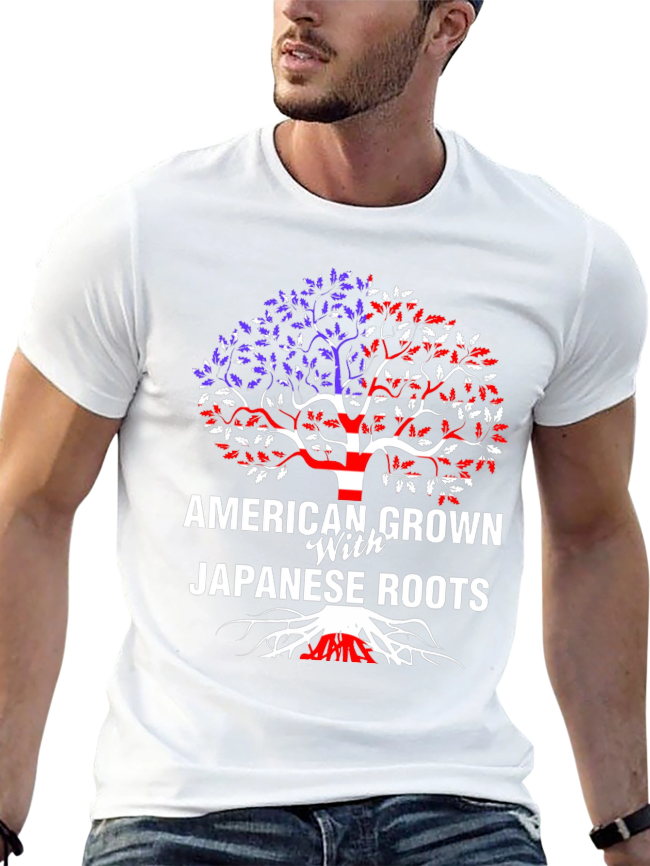 American Grown with Japanese Roots Tee