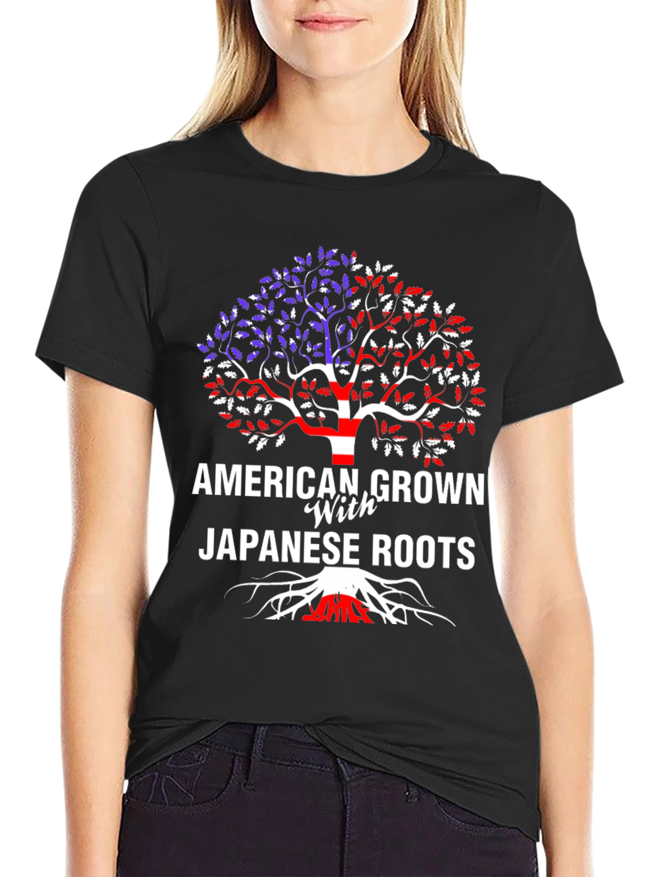 American Grown with Japanese Roots Tee