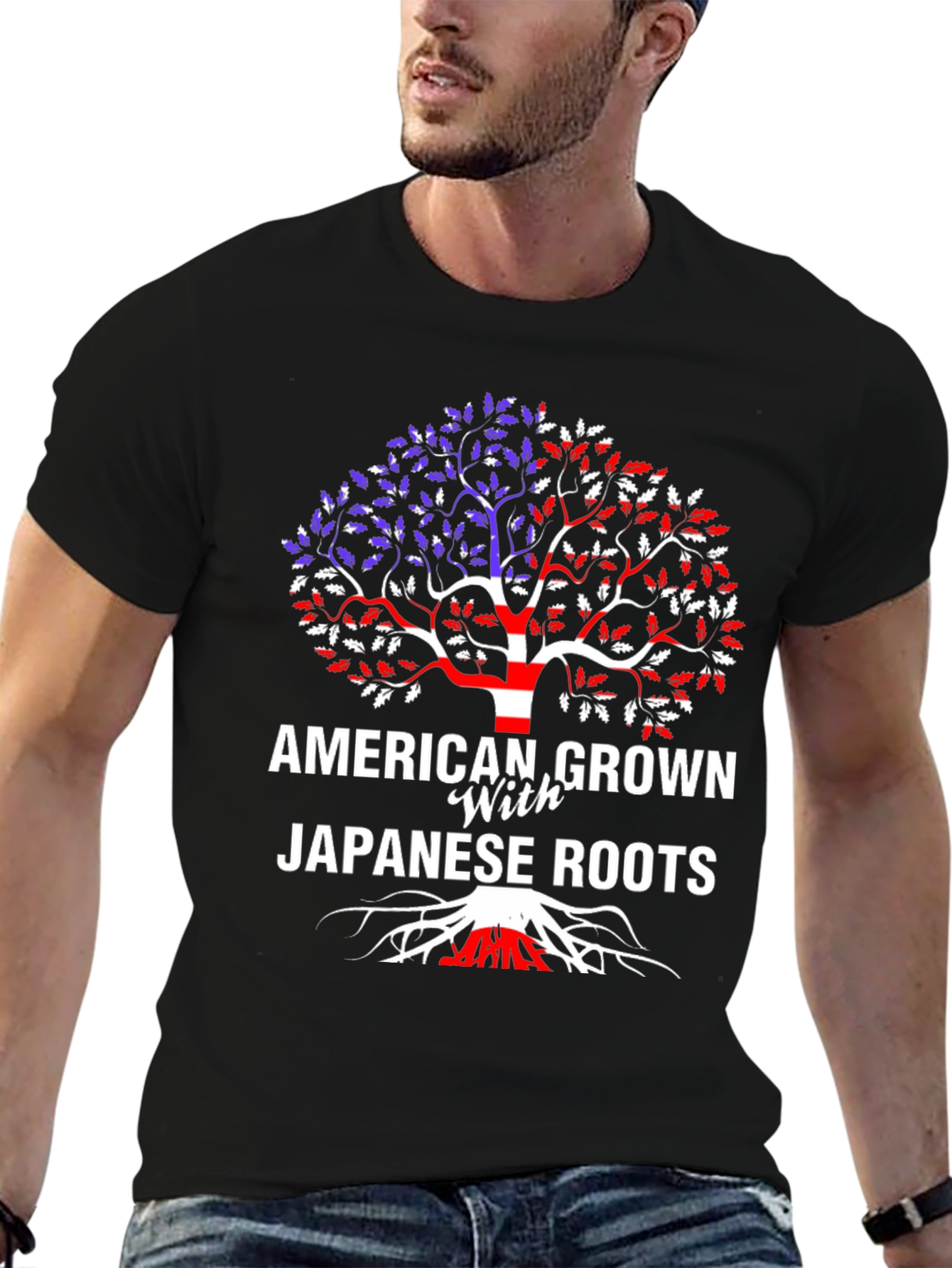 American Grown with Japanese Roots Tee