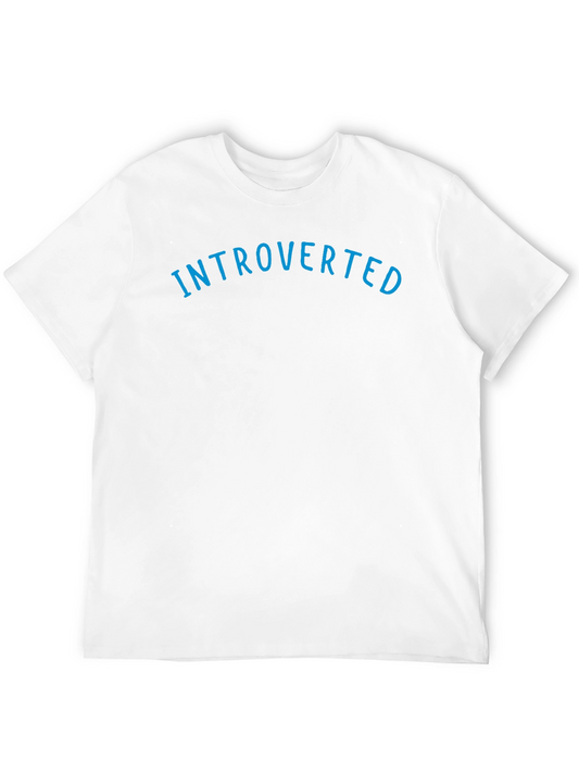 Introverted T-Shirt - Black Casual Tee