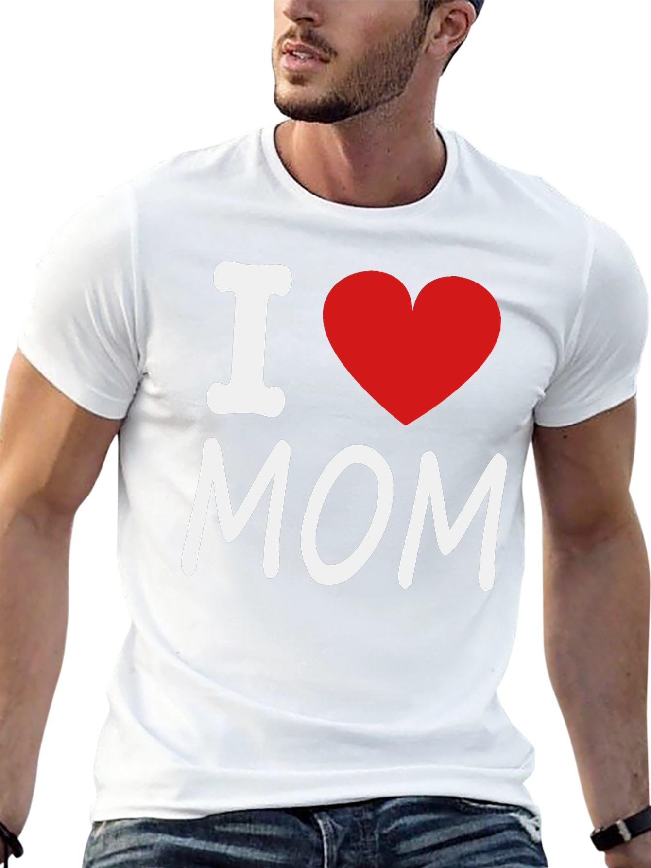I Heart Mom Black T-Shirt