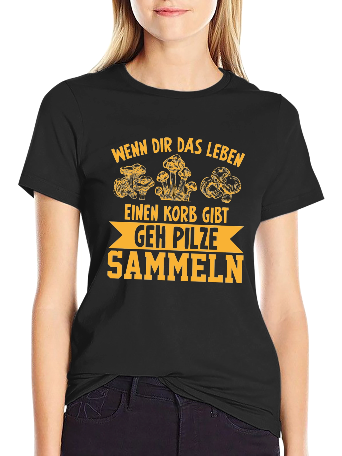 Mushroom Hunting T-Shirt - German Humor Tee