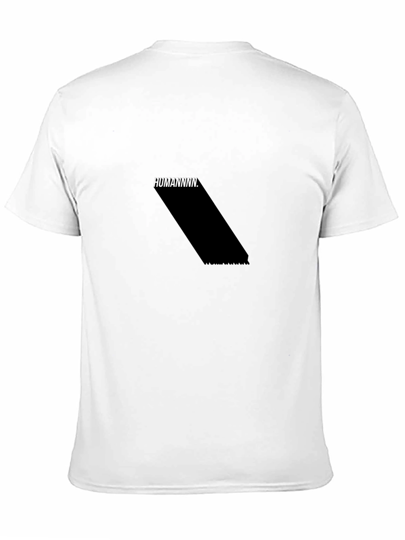 HUMANNNNN. Black Graphic Tee - Modern Fit
