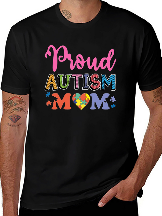 Proud Autism Mom T-Shirt - Awareness Tee