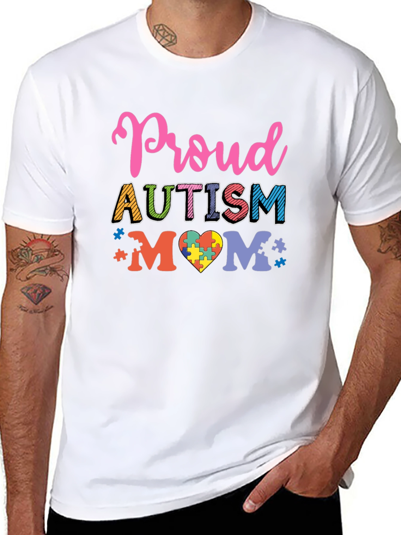 Proud Autism Mom T-Shirt - Awareness Tee