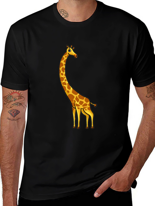 Giraffe Graphic Tee - Black
