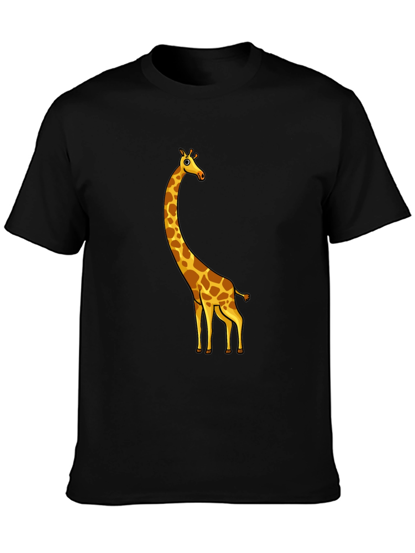 Giraffe Graphic Tee - Black