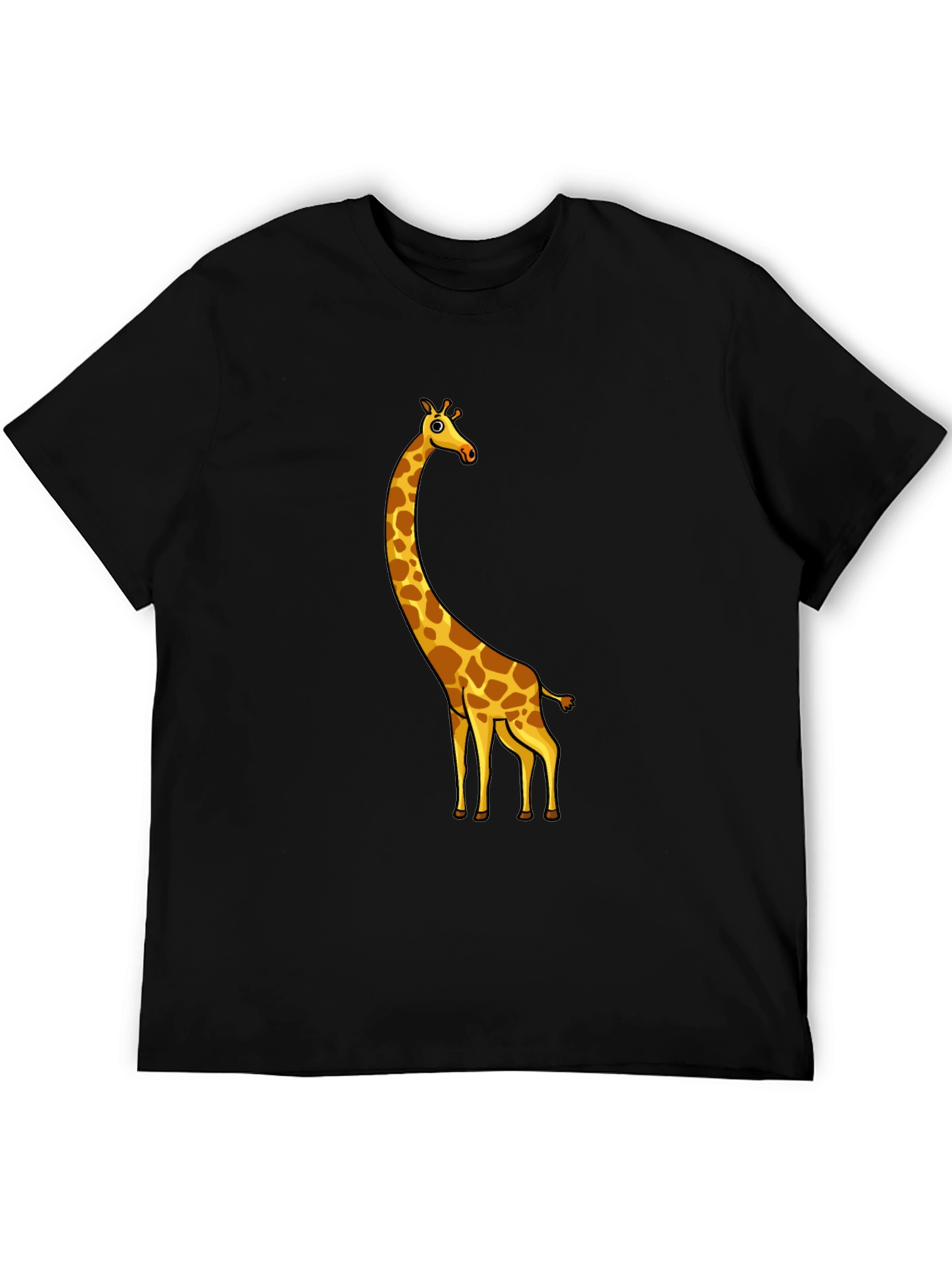 Giraffe Graphic Tee - Black