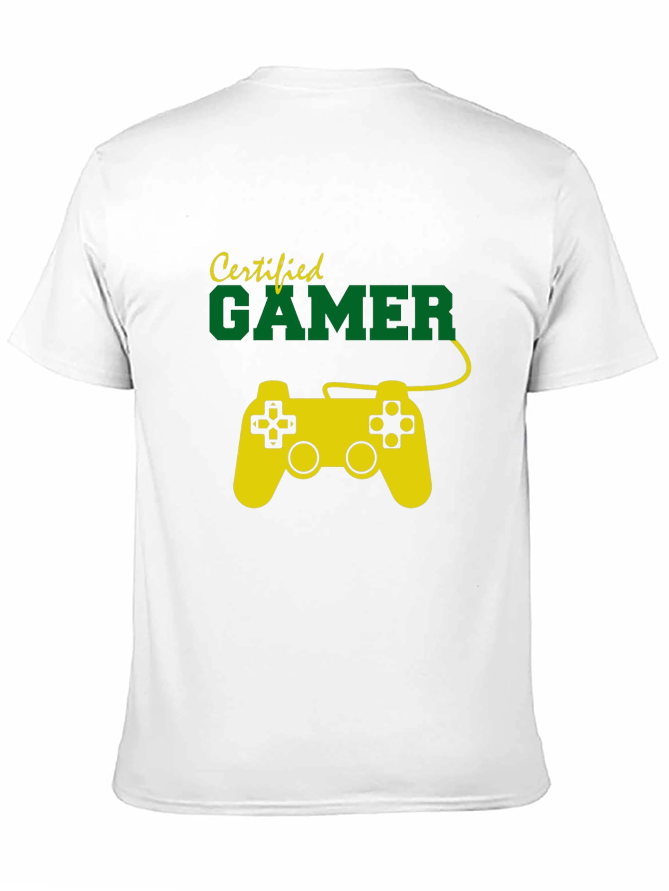 Certified Gamer T-Shirt - Black Crew Neck Tee