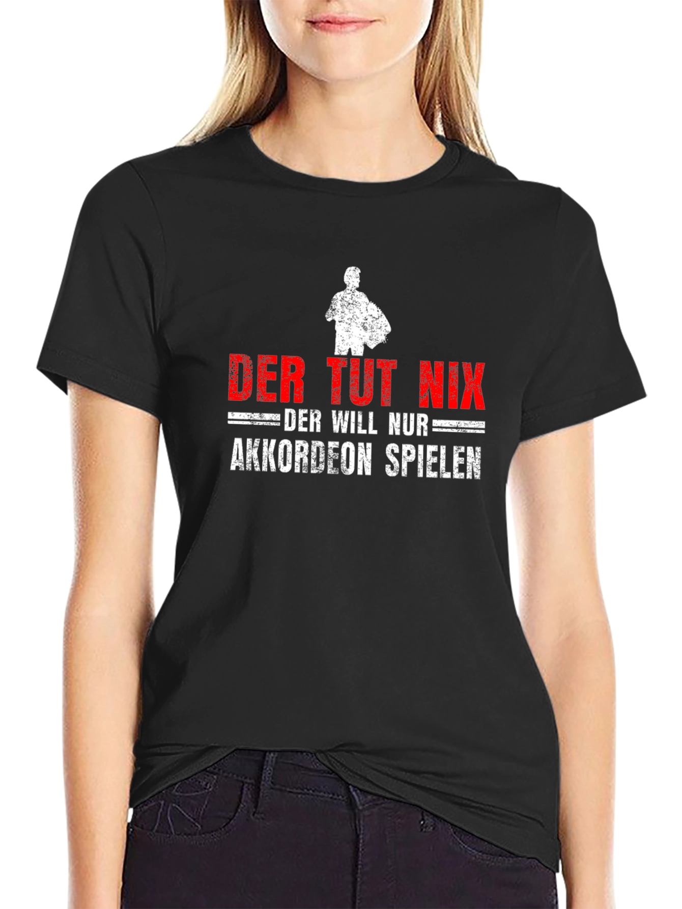 Der Tut Nix Accordion T-Shirt
