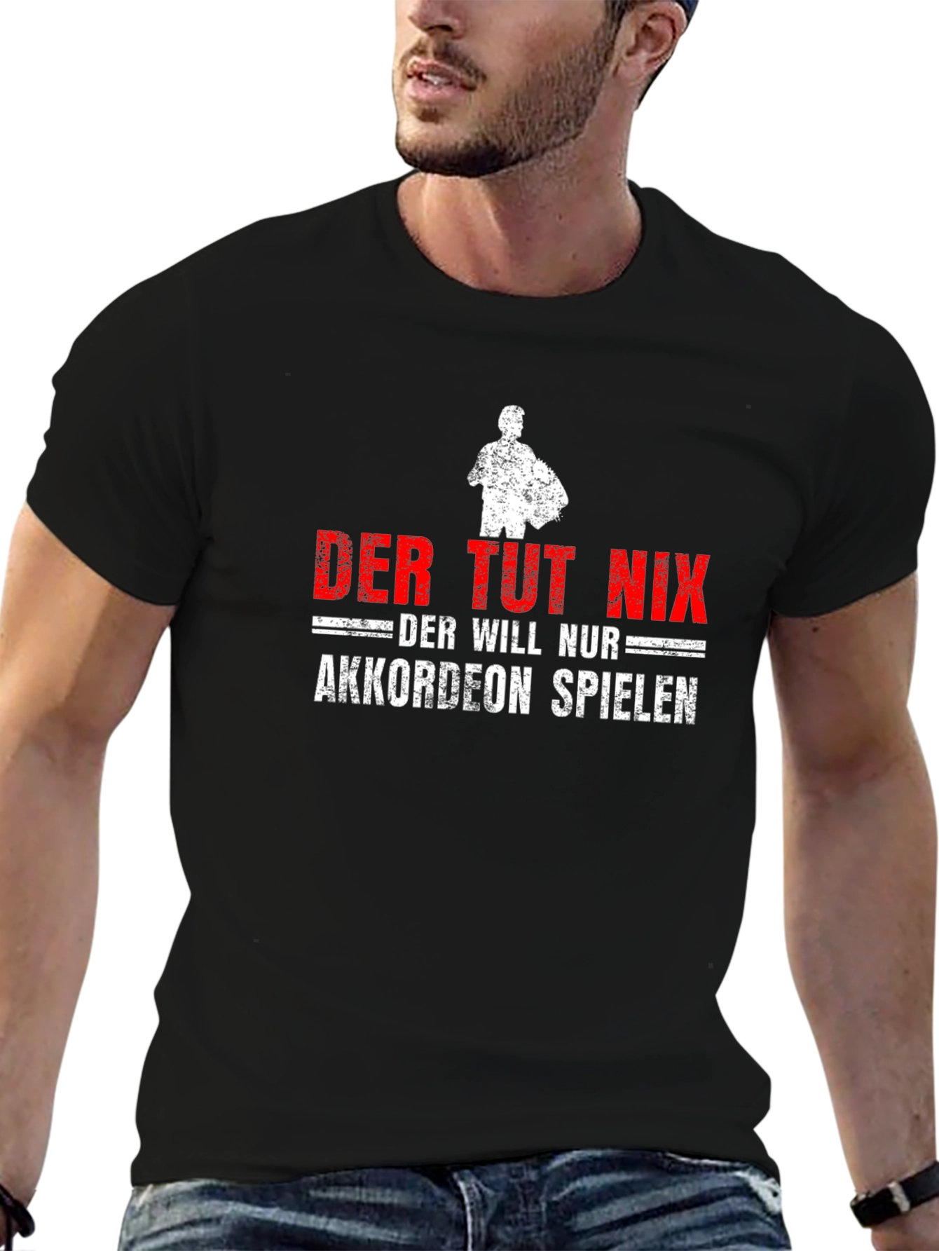 Der Tut Nix Accordion T-Shirt