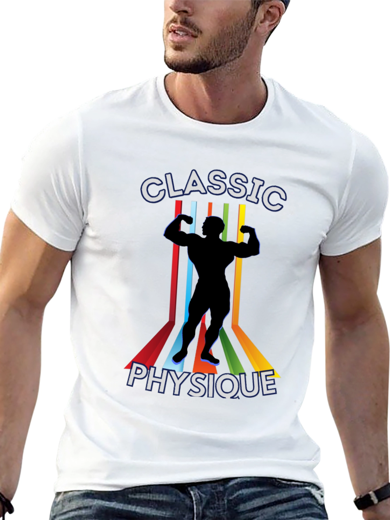 Classic Physique T-Shirt - Bodybuilding Retro Style
