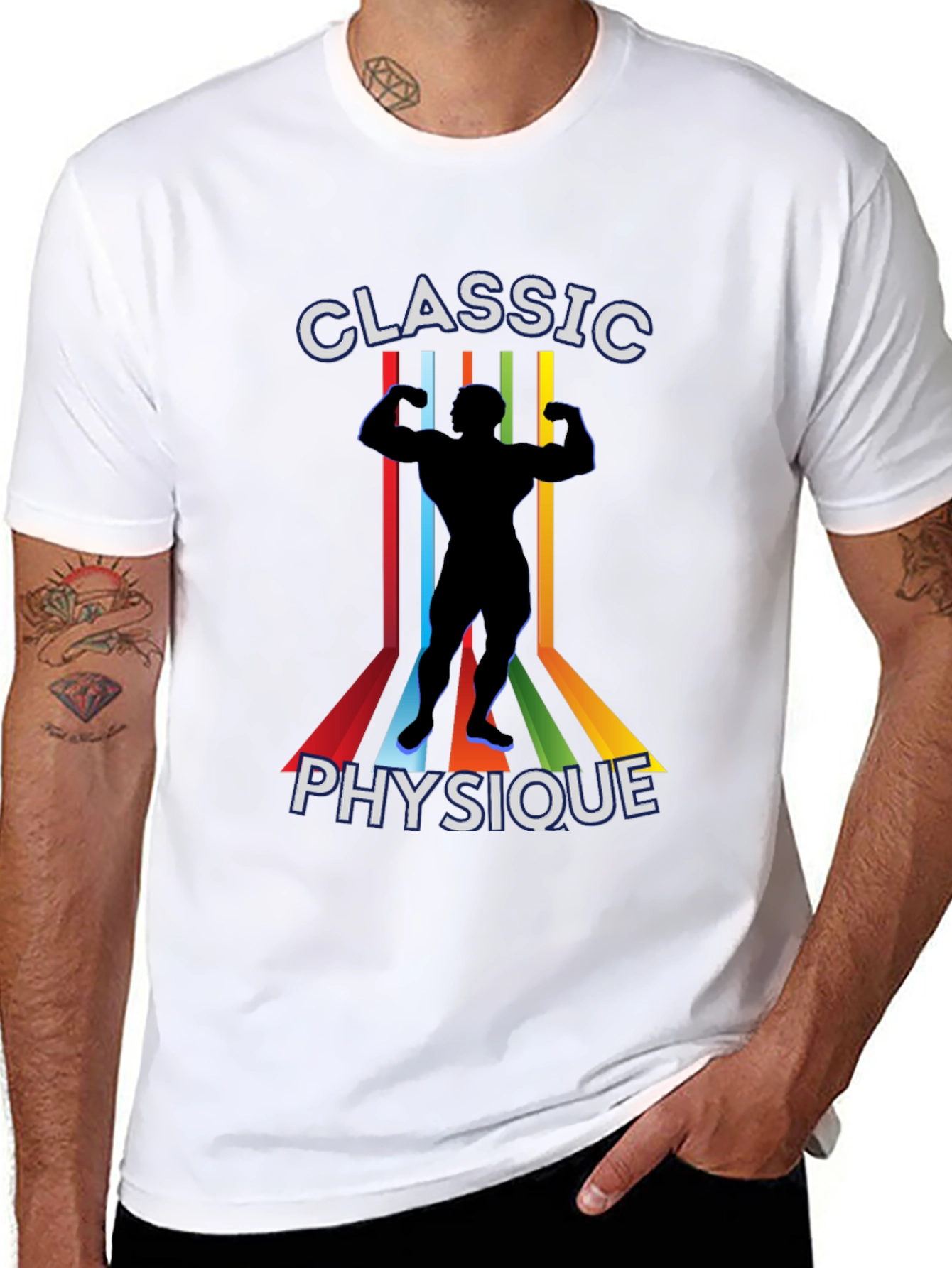 Classic Physique T-Shirt - Bodybuilding Retro Style
